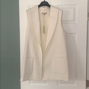 Michael Kors Collection Cashgora-Melton Vest
